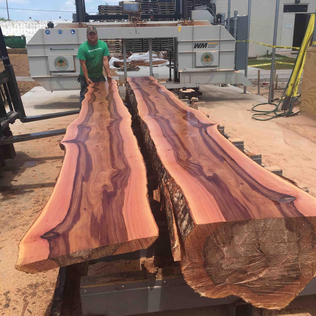 Beefwood wood slabs FSC® Certified is also available