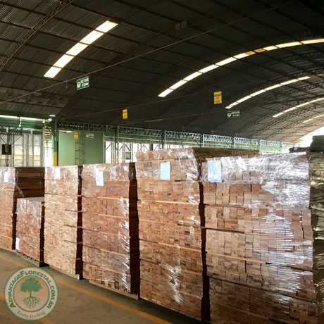 Stocking the warehouse with wholesale FSC certified hardwood lumber
